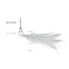 Delphin Bait Spike Stachel für Gummifische - M 24mm 10Stk