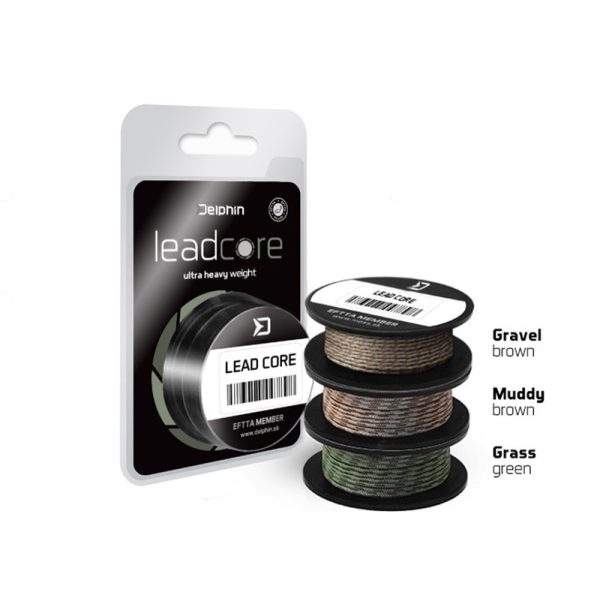 Delphin LEADCORE grün Grass 45lbs 8m