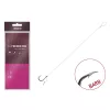Delphin FLR D-Rig 8cm 0,22mm Größe 8 mit Öhr, vorgebundener Haken mit Widerhaken und Bait Spike 6 Stück