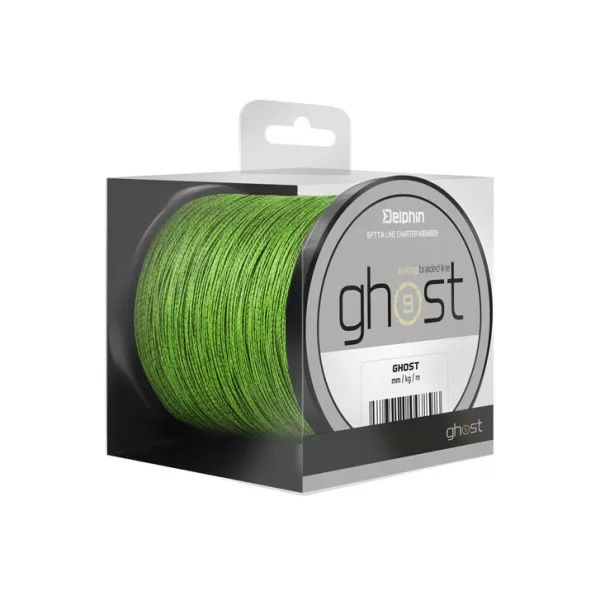 Delphin Ghost 8+1 Grün 0,33mm 2000m Geflochtene Hauptschnur
