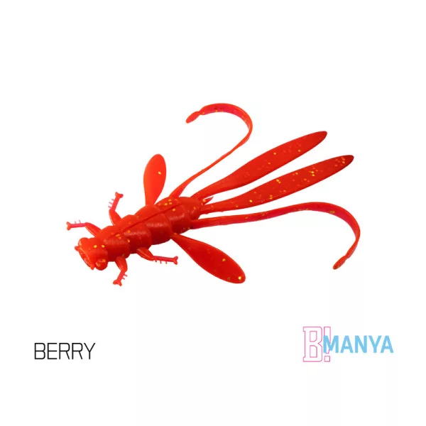 Delphin Manya UVs Nymphe - Berry 10,5cm Plastik Köder 5 Stück