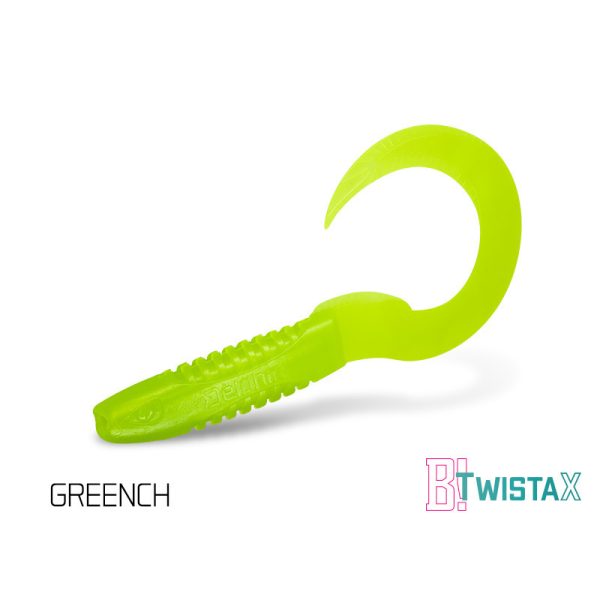 Delphin TwistaX Eeltail UVs - Greench 15cm Kunststoffköder 5 Stk.