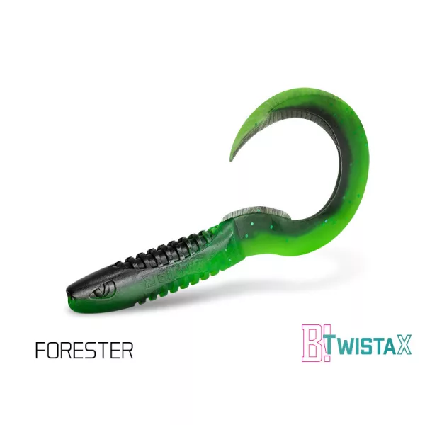 Delphin TwistaX Eeltail UVs - Forester 6cm Kunststoffköder 5 Stk.