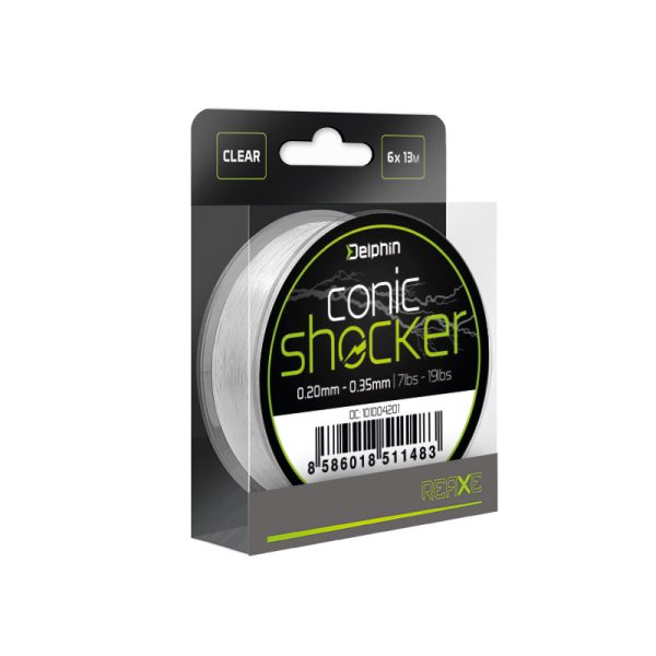 Delphin Konisches Vorfach Conic Shocker Reaxe 6x13m 0,22mm-0,40mm