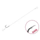 Delphin FLR Loop 8cm 0,22mm Größe 10 mit Öhr, vorgebundener Haken mit Widerhaken 6 Stück