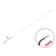 Delphin FLR Sting 12cm 0,22mm Größe 10 mit Öhr, vorgebundener Haken mit Widerhaken und Bait Spike 6 Stück