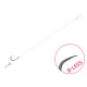 Delphin FLR Sting 12cm 0,22mm Größe 12 mit Öhr, widerhakenloser vorgebundener Haken mit Bait Spike 6 Stück