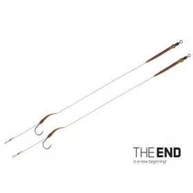 Delphin THE END Boilie Rig Gebundener Haken 20cm/25lbs/#8
