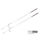 Delphin THE END Skin rig Gebundener Haken 20cm/25lbs/#8