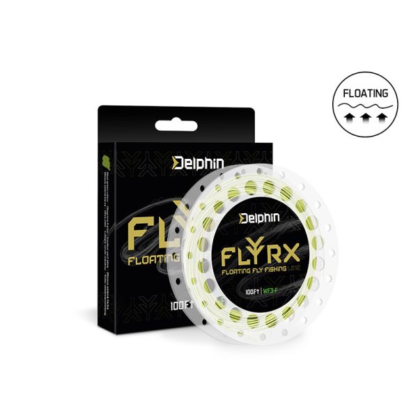 Delphin FLYRX WF5-F 100FT Geflochtene Fliegenschnur