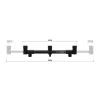 Delphin FlexiBuzz Verstellbare 3-Ruten-Buzz Bar XL