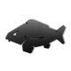 Delphin Carp 3D Aufkleber Schwarz