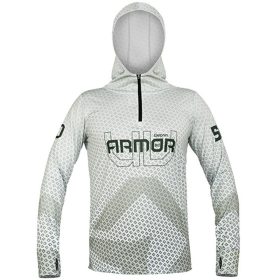 Delphin UV Armor 50+ Olive Kapuzen-Langarmshirt S