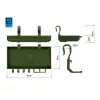 Delphin Camo ShelfPod 20x10x3cm Rodpod Ablage