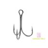 Delphin B! LureHook Triple 1/0 Geöster, mit Widerhaken Drilling 6Stk