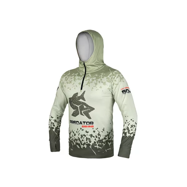 Delphin UV Armor 50+ Predator Kapuzen-Langarmshirt S