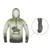 Delphin UV Armor 50+ Predator Kapuzen-Langarmshirt S