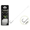 Delphin Fluoro Sting Feeder Rig 8cm Fluorocarbon vorgebundene 6 Chinu Haken 10 Stück