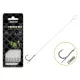 Delphin Fluoro Sting Feeder Rig 12cm Fluorocarbon Vorgebunden 8 Chinu Haken 10Stk.