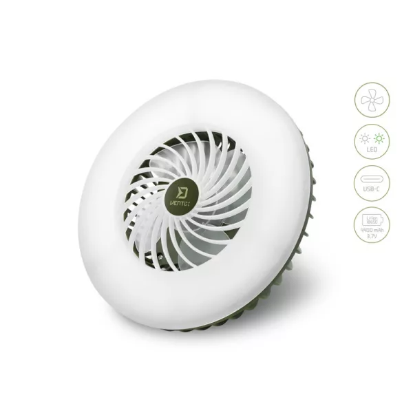 Delphin Ventix Ventilator mit Beleuchtung 4400mAh