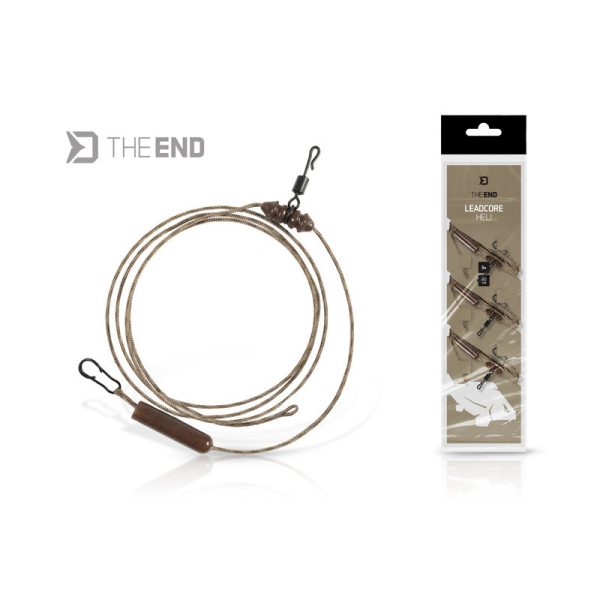 Delphin The End Leadcore Heli Montage 80cm 3 Stück