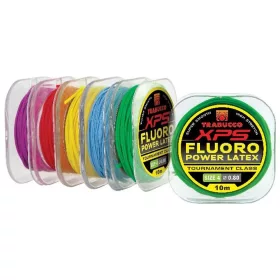   Trabucco XPS Fluoro Latex 5/0,9mm 10m Vollgummi für Stippruten