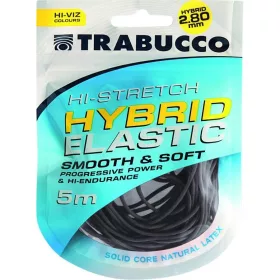   Trabucco HI-Stretch Hybrid Elastic 2,6mm Steckruten-Hybridgummi 5m
