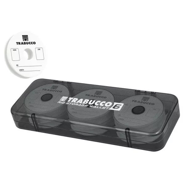 Trabucco Rig Storage Wallet 8 Stk 70mm Vorfachbox 9x32x3cm