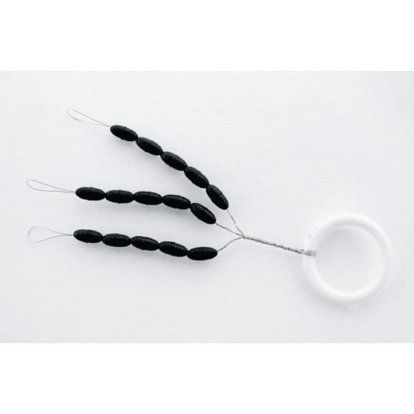 Trabucco Fl.Stop Schwarz Gemischte Größen Gummistopper