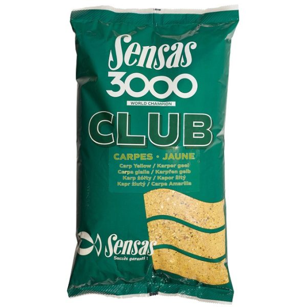 Sensas 3000 Club Karpfen - Großfisch Gelb Lockfutter 2,5kg