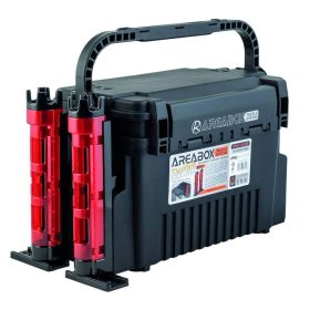   Rapture Areabox Tackle System Area Trout Box mit 2 Stk. Rutenhaltern 43,5x28x23cm