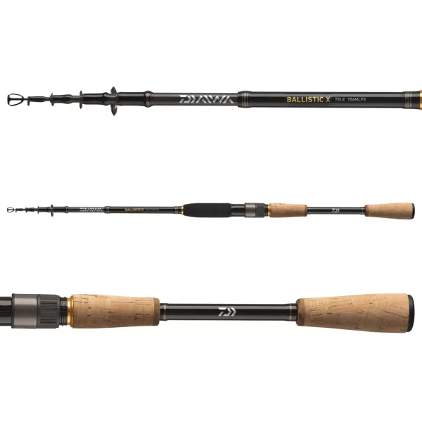 Daiwa Ballistic X Tele Spin 1,90m 4-15gr 6-teilige Spinnrute