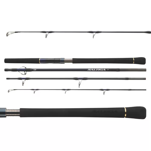 Daiwa Saltiga Air Portable Popper 2,40m 120-165gr 4-teilige Meeres-Spinnrute