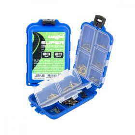 Kamasaki Super Haken- und Wirbel-Set 100 Stk.