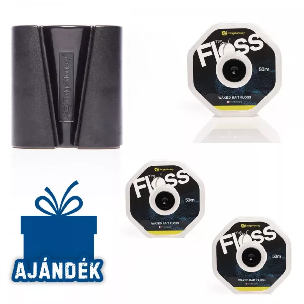 RidgeMonkey The Floss Bait Floss Triopack GESCHENK mit Ezee Knot Zubehör