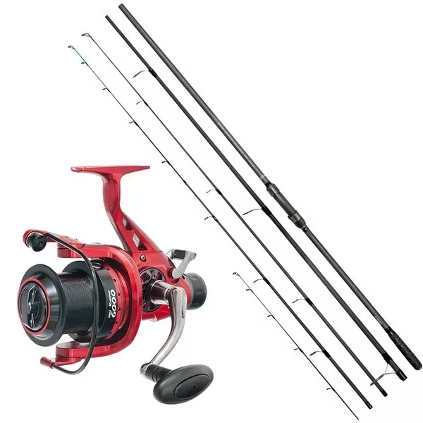 Carp Expert Double Tip 3,6m Rute und Uni Runner Rollen-Set