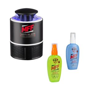   MFF Air Tornado Mückenvernichterlampe + 2 Stk. MFF Mückenschutzspray