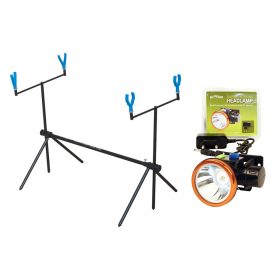 Kamasaki Economic 2-Ruten Rod Pod mit superheller Stirnlampe
