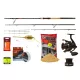 Carp Expert Silver Carp Heavy Feeder Rapid 4,20m Angelset mit Futter und Montage
