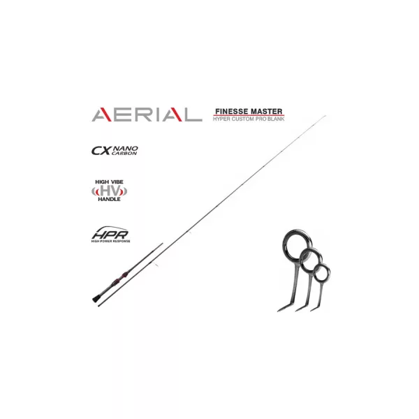 Rapture Aerial 1,98m 2-12gr 1+1-teilige Spinnrute