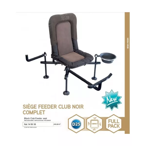 Rive Siege Club Feeder Angelstuhl