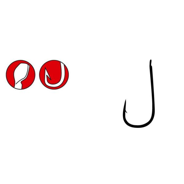 Gamakatsu LS-1310R Hooks Red #18 Haken