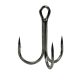 Gamakatsu Preda 13N Treble Hooks Nickel Drillingshaken mit Öhr und Widerhaken #8