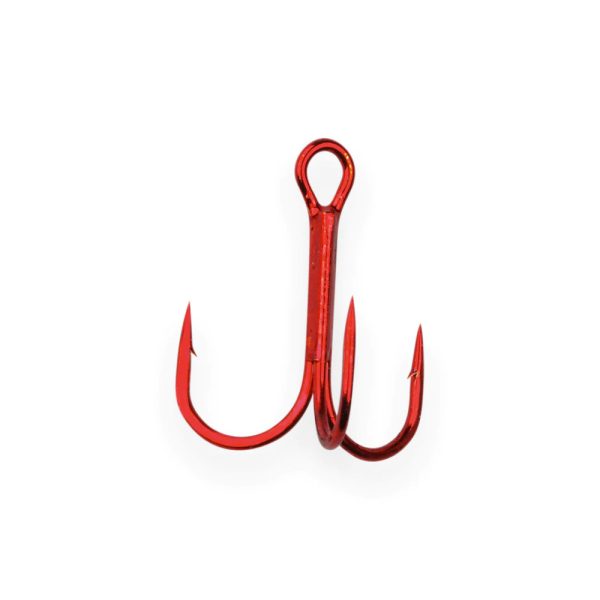 Gamakatsu Preda 13R Treble Hooks Red Drillingshaken mit Öse und Widerhaken #4