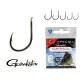 Gamakatsu Feeder Extra Schwarz 14 10db/csomag mit Plättchen und Widerhaken Feederhaken