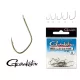 Gamakatsu LS-2210B/012 N/L Bronze 12 17 Stk./Packung Feederhaken mit Plättchen und Widerhaken