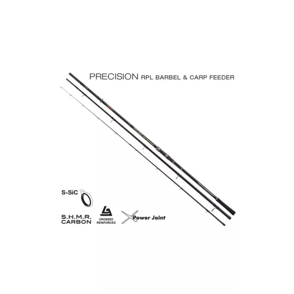 Trabucco Precision RPL Barbel & Carp 3,9m 150gr 3+2-teilige Feeder Rute