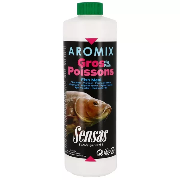 Sensas Aromix Großfisch Fischmehl Flüssiges Aroma 500ml
