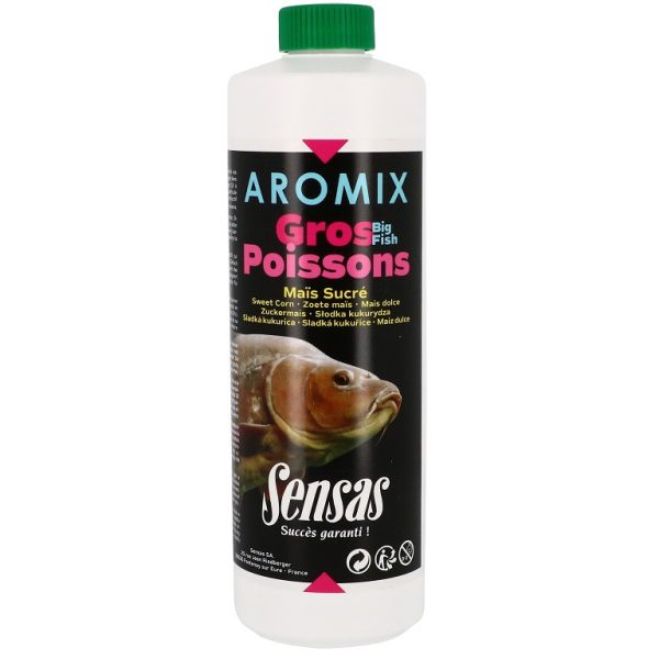 Sensas Aromix Großfisch Zuckermais Flüssiges Aroma 500ml