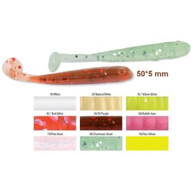   Trabucco Slurp Bait T-Shad Pink Ghost Kunststoff-Kunstköder 10Stück